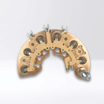 Ricambio ponte diodi alternatore UNI300, componente elettrico per regolazione e raddrizzamento corrente