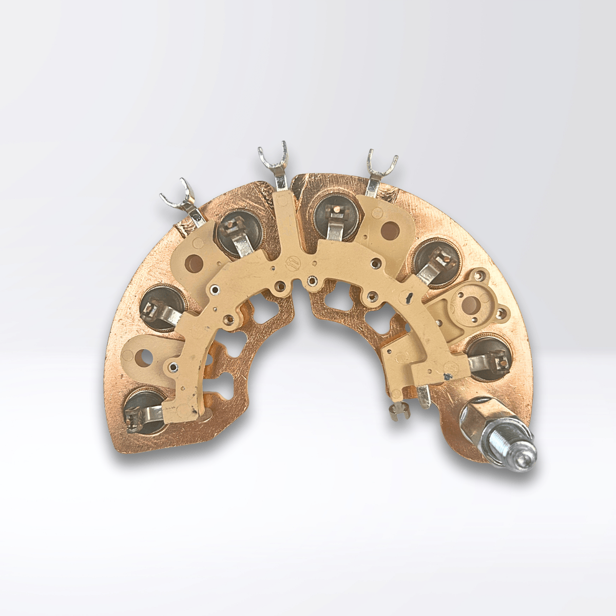 Ricambio ponte diodi alternatore UNI300, componente elettrico per regolazione e raddrizzamento corrente